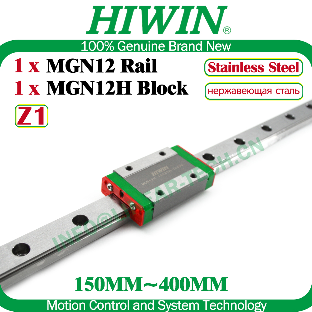 Linear Rail Mgn12H Set - HIWIN Paslanmaz Çelik MGN12H Z1 Önceden