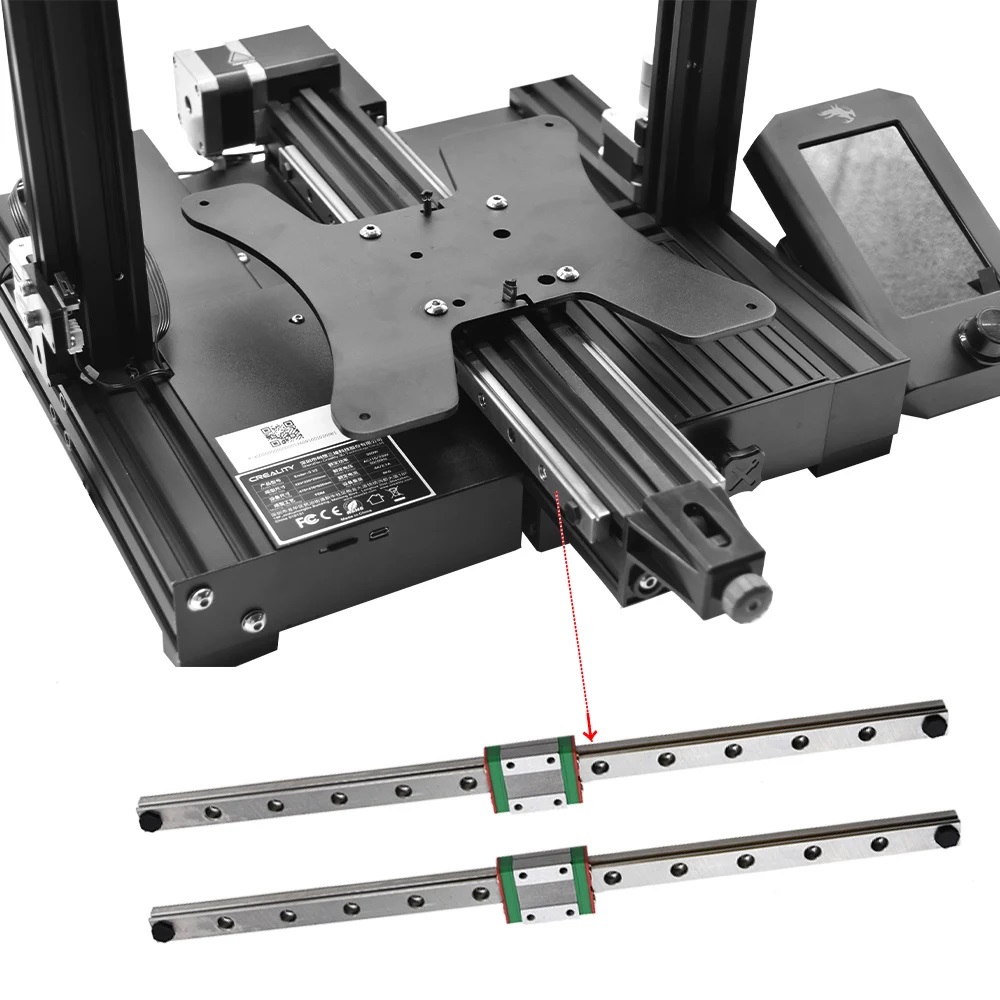 Linear Rail Mgn12H Set - Y-AXIS Çift Lineer Ray Kiti MGN12H
