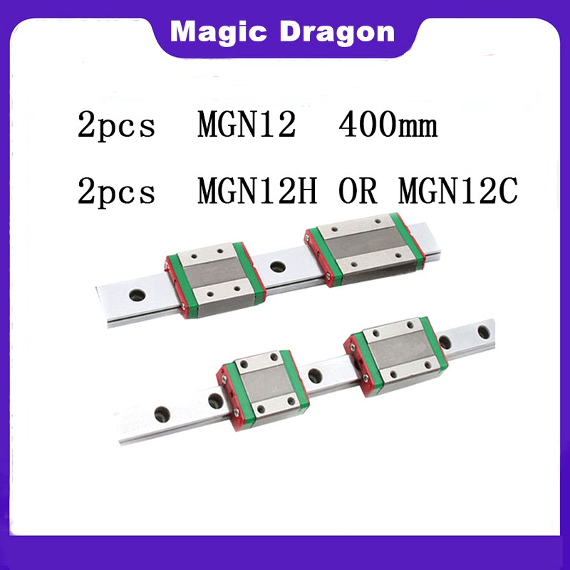 Linear Rail Mgn12H Set - Magic Dragon 2 Adet 12mm Lineer