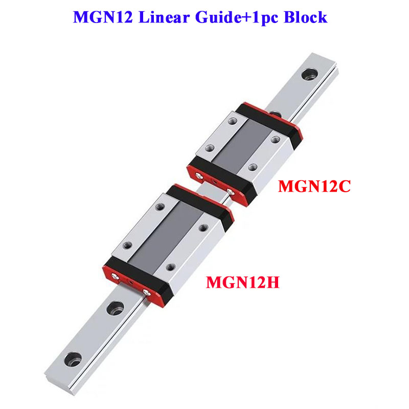 Linear Rail Mgn12H Set - 12mm Lineer Kılavuz MGN12 Minyatür Lineer