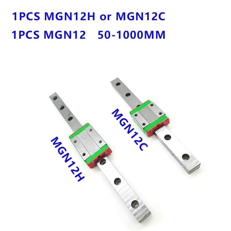 Linear Rail Mgn12H Set - 12mm Lineer Kılavuz MGN12 Ray 100