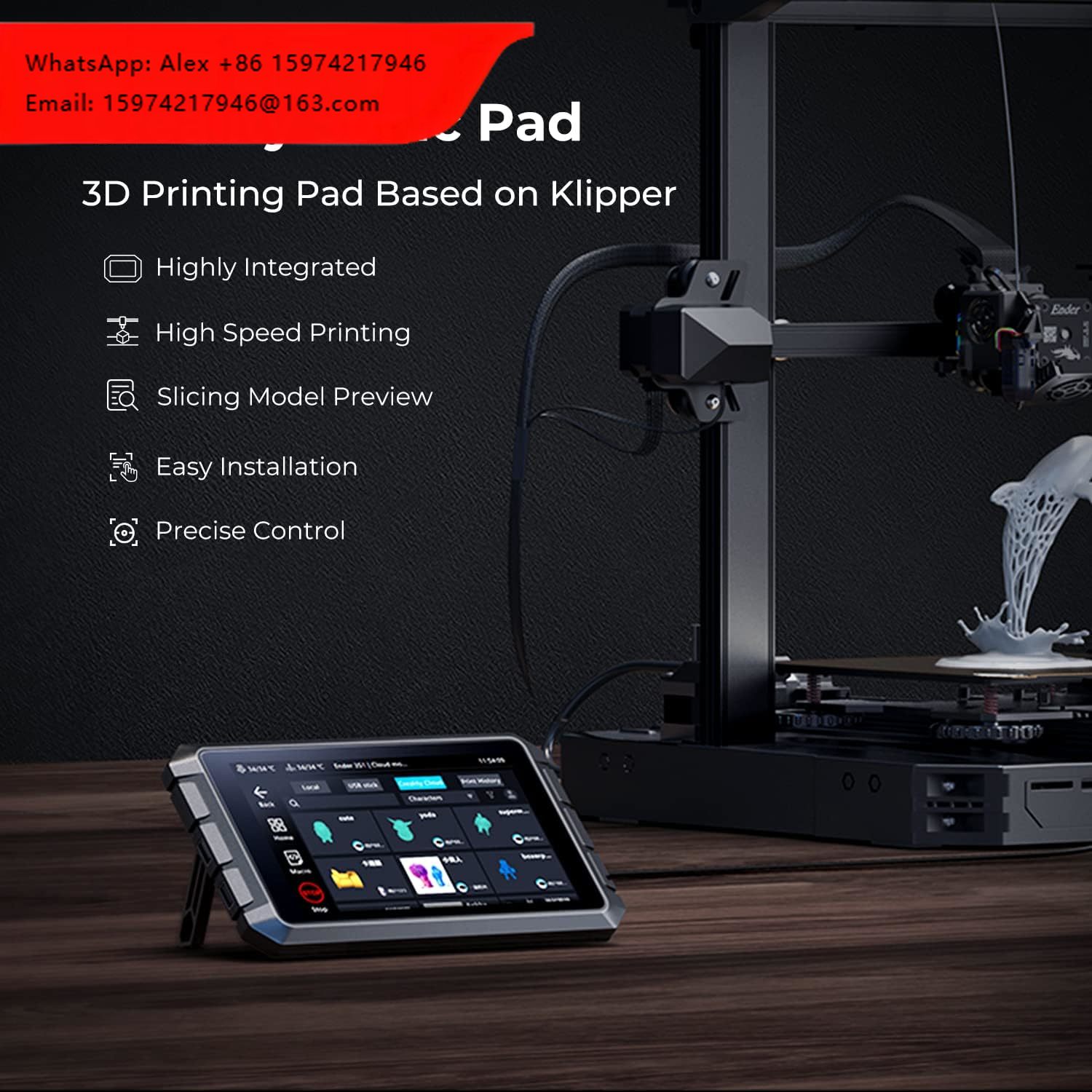 Klipper Pad 7 Inch - Creality Sonic Pad T800 7 İnç
