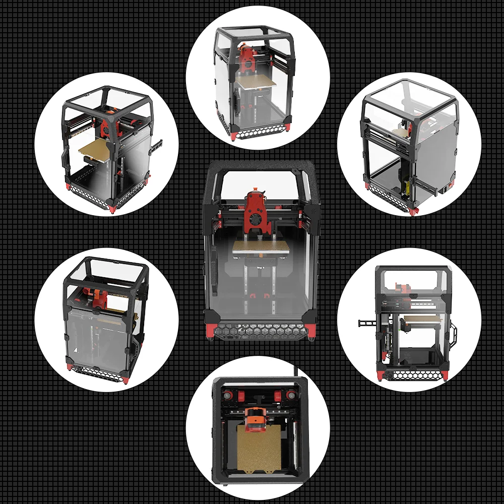 Corexy 3D Printer Kit - Toptan Fiyat V0.1 V1.2 Kapalı Panelli
