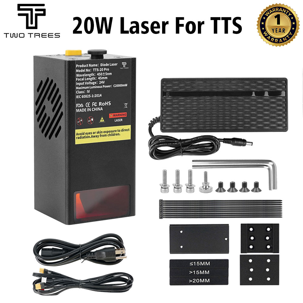 20W Laser Engraver Module Upgrade - TWOTREES 20W Lazer Modülü TTS-55 Pro