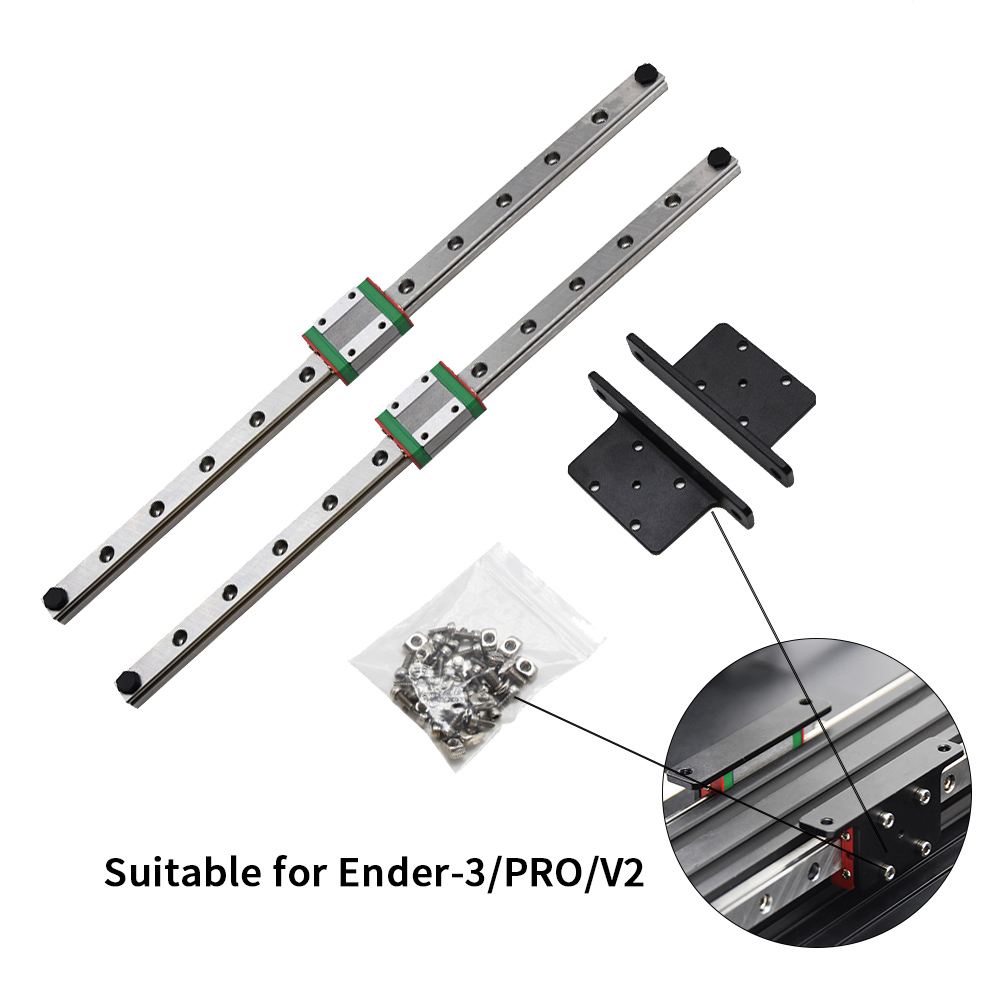 Ender3/V2PRO Çift Y Ekseni Lin - Linear Rail Mgn12H Set incelemesi ve fiyatı