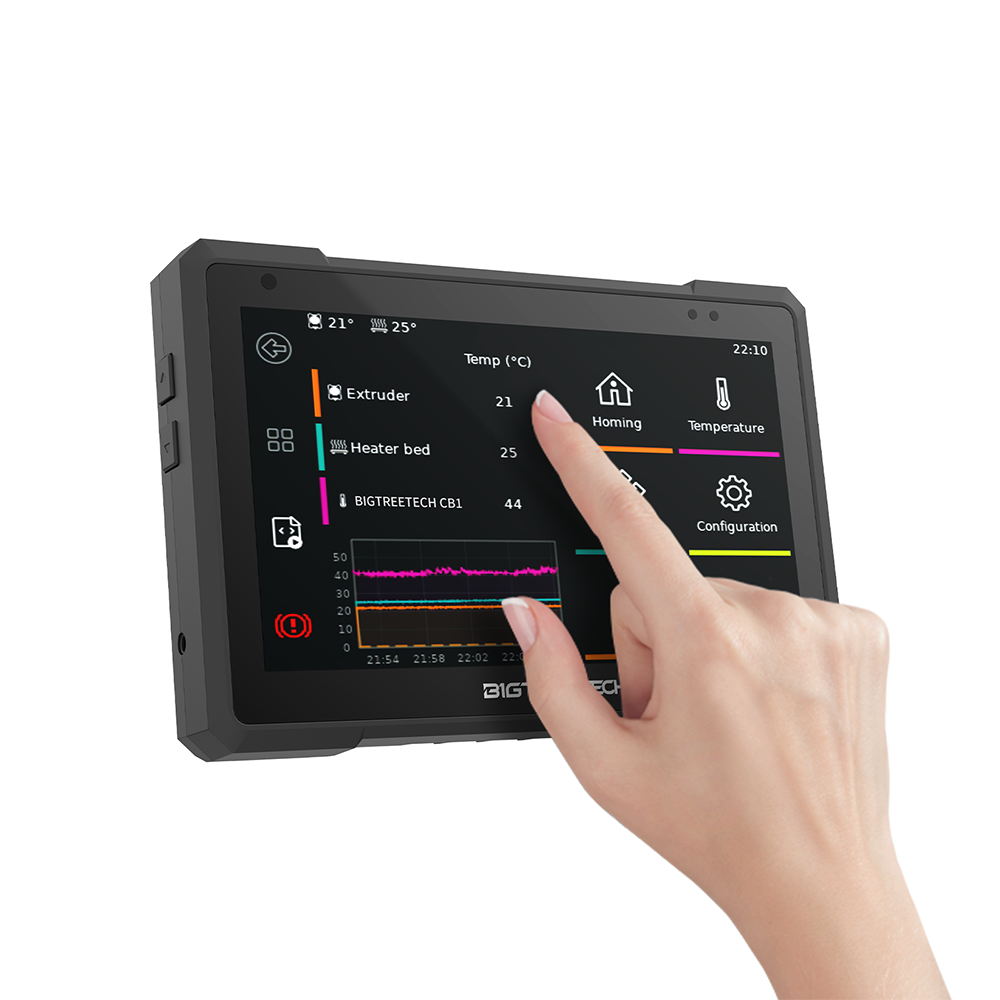 BIGTREETECH Pad 7 IPS Dokunmat - Klipper Pad 7 Inch incelemesi ve fiyatı