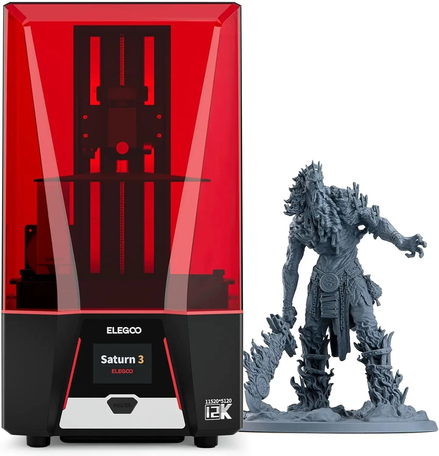 Saturn 3 MSLA 12K 3D Yazıcı |  - 12K Monochrome Lcd Resin 3D Printer incelemesi ve fiyatı