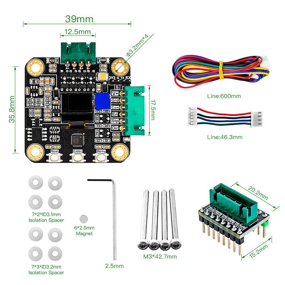 Makerbase MKS SERVO42C PCBA NE - Closed Loop Stepper Motor Nema 17 incelemesi ve fiyatı
