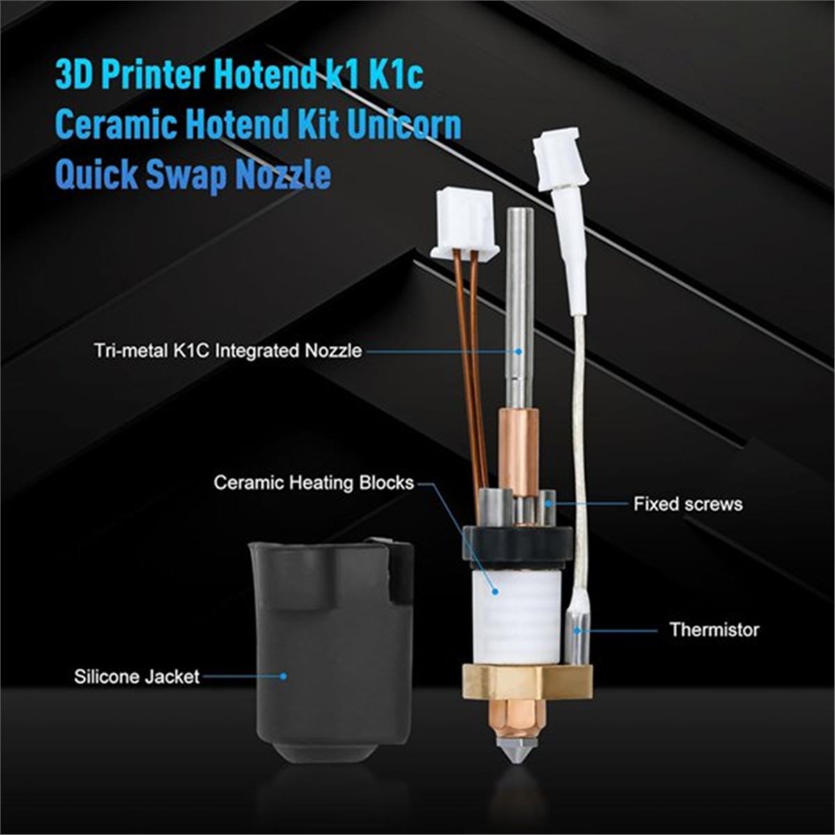 L70A Creality K1C/K1MAX Hotend - High Flow Ceramic Hotend incelemesi ve fiyatı