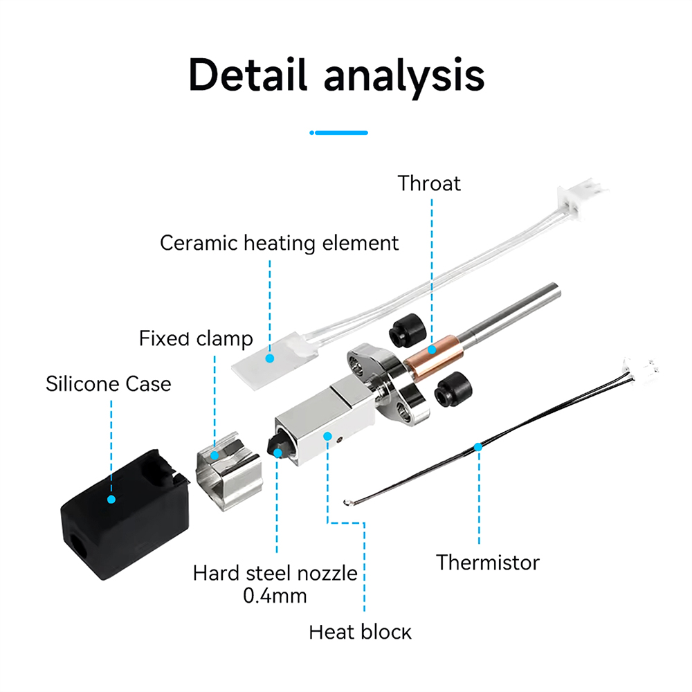 Creality K1C/K1 Max/K1 SE için - High Flow Ceramic Hotend incelemesi ve fiyatı