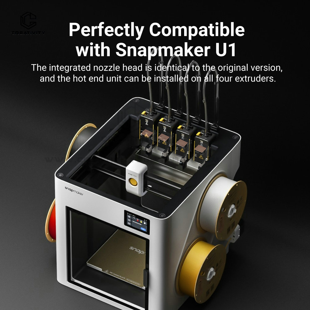 Snapmaker U1 Hot End 0.2/0.4/0 - High Flow Ceramic Hotend incelemesi ve fiyatı